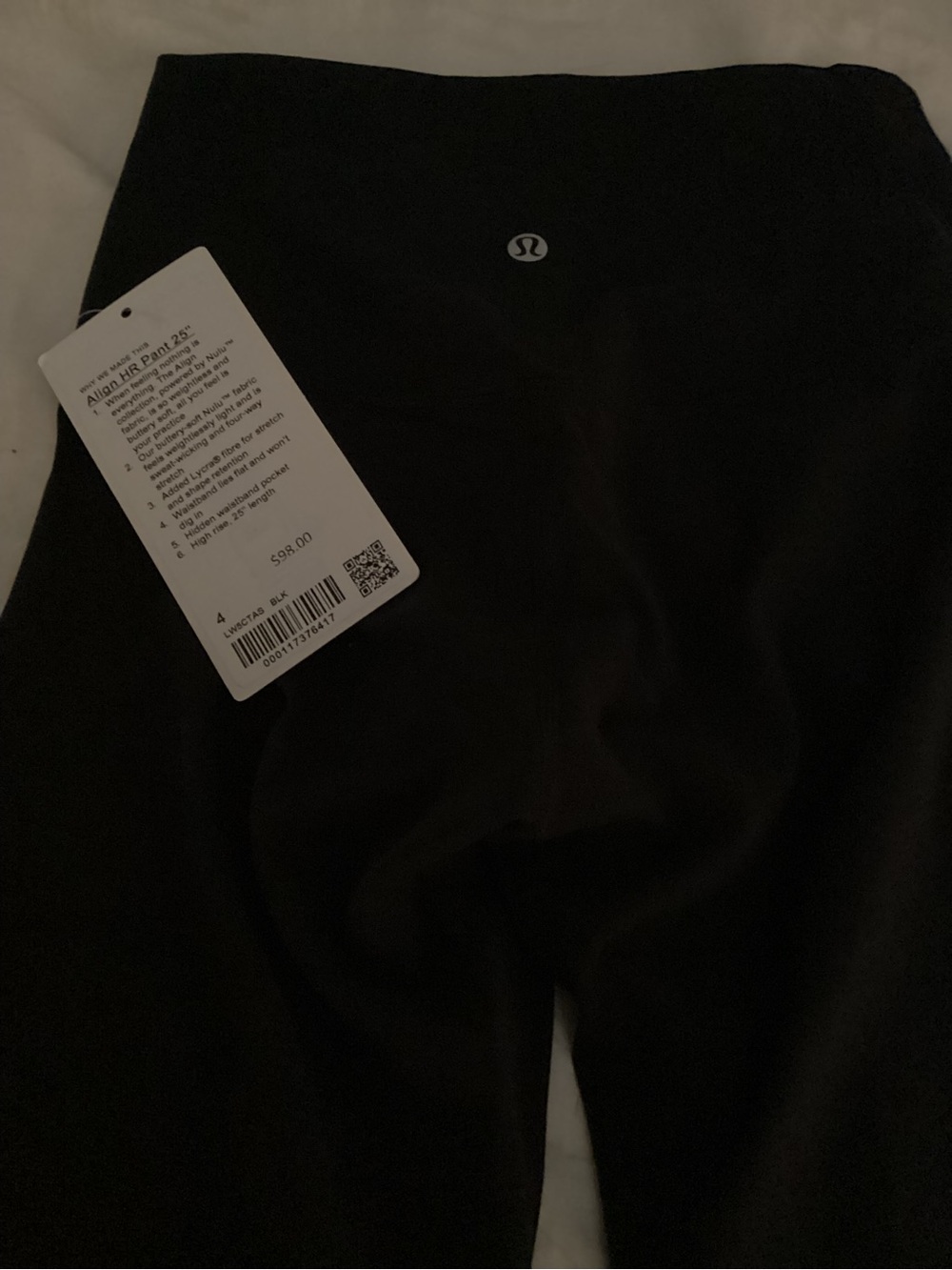 lululemon athletica Black High-Rise Leggings Size 4